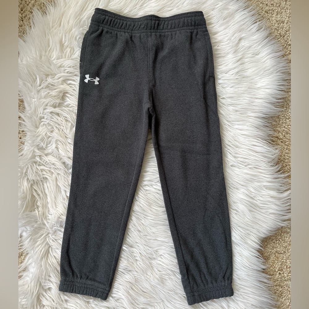 {Under Armour} Fleece Jogger Sweatpants in Gray - Boy's 4 - NWT
